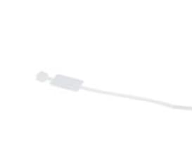 Microconnect CM1310, Koukullinen ja lenkillinen nippuside, Läpinäkyvä, 200 mm, 2,5 mm, 90 g, 100 g