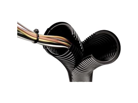 Lapp 61806621 SILVYN® SPLIT PA6 6/6,3x10,0 BK Aaltoputki Musta 6,30 mm 50 m, Musta, 200 °C, 1 cm