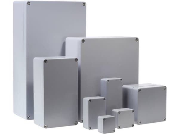 Bernstein CA-290 1290000000 Universalkabinetti 260 x 160 x 90 Alumiini Sølvgrå (RAL 7001) 1 stk