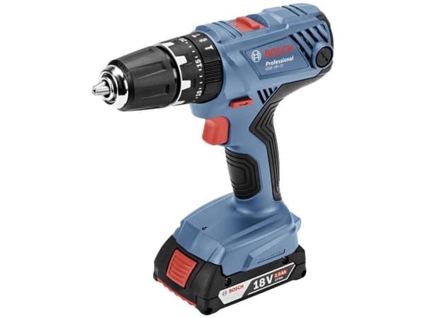 Bosch GSB 18V-21 PROFESSIONAL 1800 RPM Nøkkelløs 1,2 kg Sort, Blå, Rød
