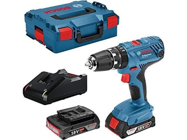 Bosch GSB 18V-21 PROFESSIONAL 1800 RPM Nøkkelløs 1,2 kg Sort, Blå, Rød