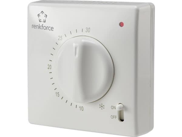 Renkforce TR-93 Rumtermostat Overflademonteret Døgnur 5 till 30 °C