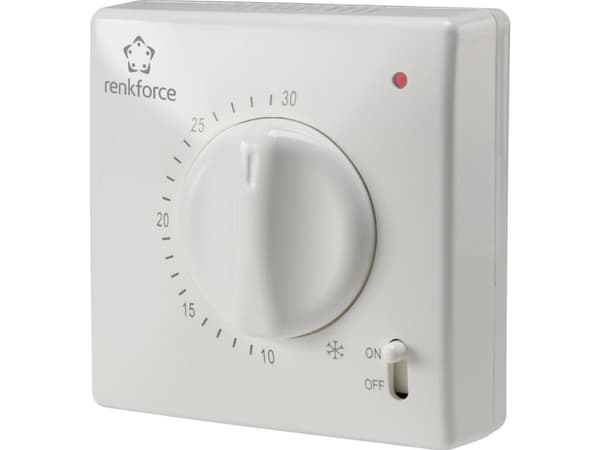 Renkforce TR-93 Rumtermostat Overflademonteret Døgnur 5 till 30 °C