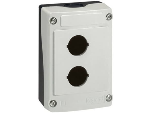 BACO LBX0200 Tomt hus 2 installationspunkter (L x B x H) 107 x 74 x 47.9 mm Grå, Sort 1 stk