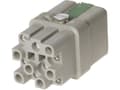 Pikkukuva 2 / 3: Harting 09 12 012 3101 Tilslutningsindsats Han® Q 12 + PE Han-Quick Lock® 1 stk 1 stk