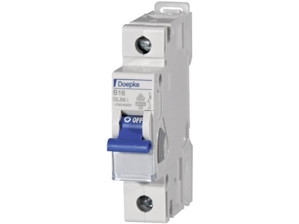 Doepke 09916022 DLS6I B13A 1polig 10KA Ledningssikkerhedsafbryder 1-polig 13 A 230 V