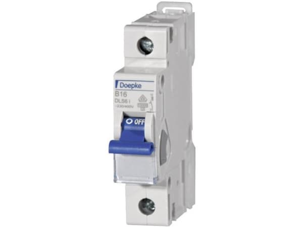 Doepke 09916022 DLS6I B13A 1polig 10KA Ledningssikkerhedsafbryder 1-polig 13 A 230 V