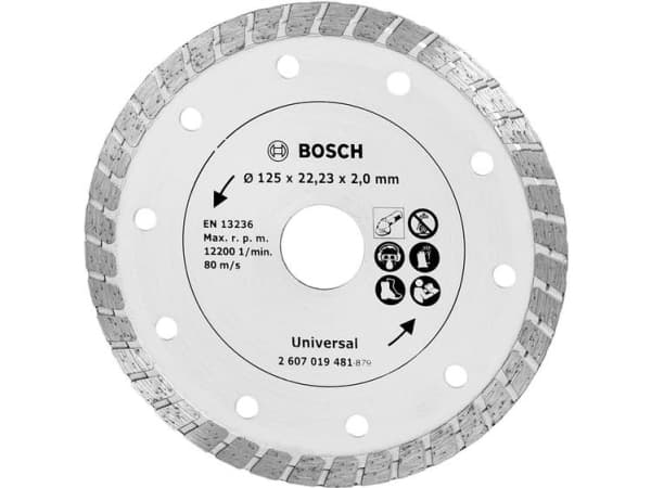 Bosch 2 607 019 481, 12,5 cm, 2 mm, 1 styck