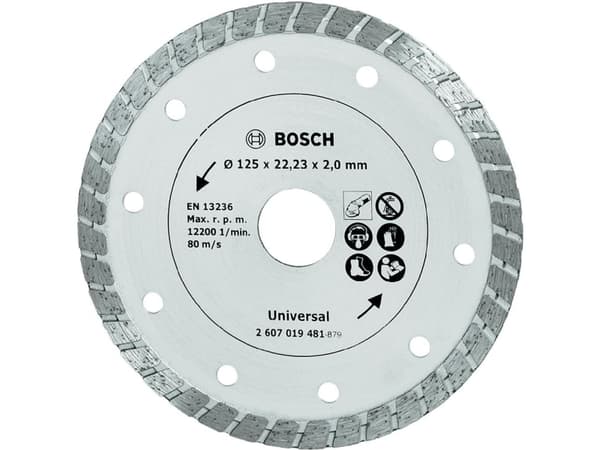 Bosch 2 607 019 481, 12,5 cm, 2 mm, 1 styck