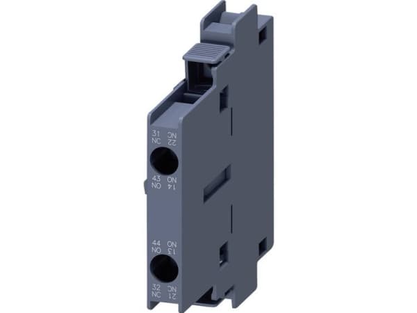 SIEMENS Apukosketinlohko, sivukiinnitys 1 NC+1NO,kosketinkokoa S0..S12 varten
