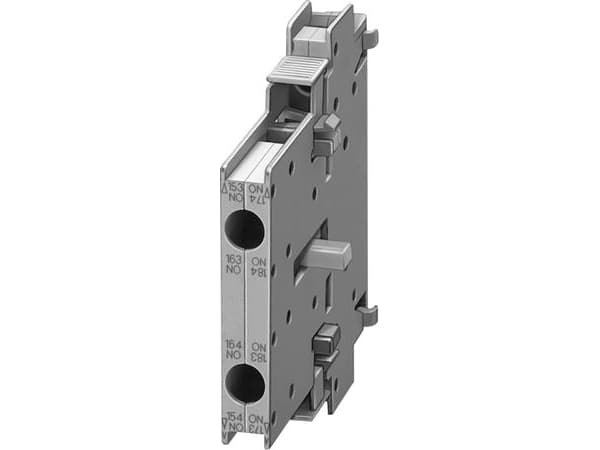 SIEMENS Apukosketinlohko, sivukiinnitys 1 NC+1NO,kosketinkokoa S0..S12 varten