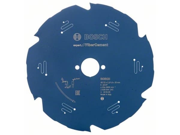 Bosch RUNDSAVKL 210X30X2.2MM 6T EXP FIBER CEME