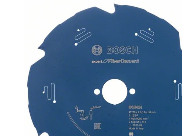 Bosch RUNDSAVKL 210X30X2,2MM 6T EXP FIBER CEME
