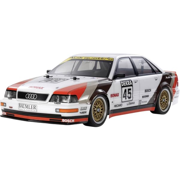 Tamiya 1:10 RC modellbil Elektrisk Touringbil 1:10 RC Audi V8 Tourenwagen (TT-02)