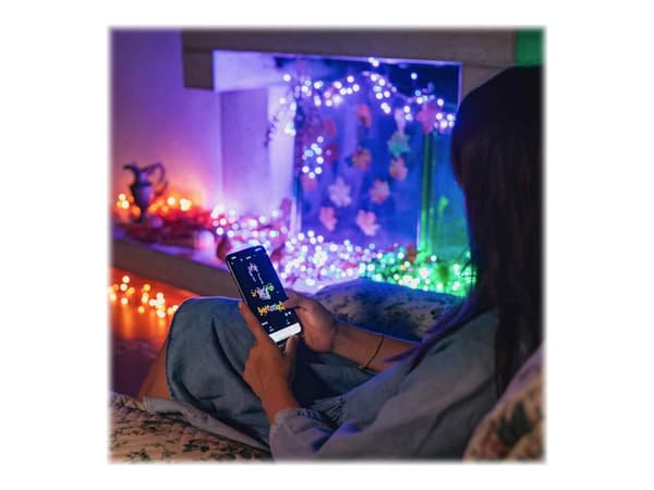 Twinkly Cluster 400 Multicolor RGB LED-er - 6 meter/400 lys