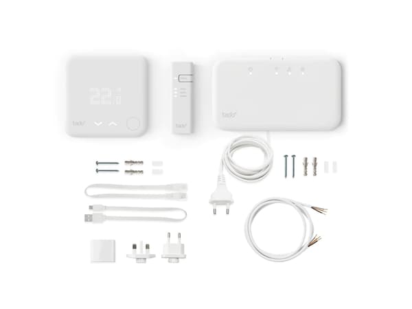 tado° Wireless Smart Thermostat - V3+ - Starter Kit - termostat - trådlös - 868 MHz - matt vit