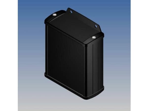 TEKO Universal-kaappi 100 x 85,8 x 36,9 Alumiini, sinkki Musta 1 kpl 1 kpl