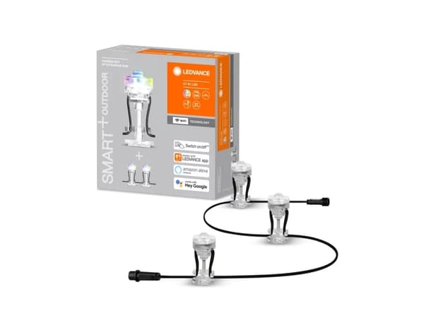 LEDVANCE SMART+, Golvbelysning för utomhusbruk, Vit, Polykarbonat, IP65, Trädgård, III