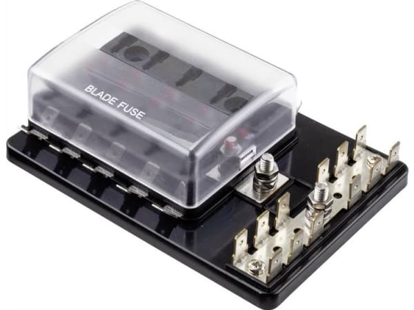 TRU COMPONENTS TC-9070604 TC-9070604 Auton sulakkeenpidin, jossa tilanilmaisin Sopii litteälle vakiosulakkeelle 30 A 32 V/DC 1 kpl