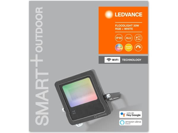 LEDVANCE 474642, 30 W, Harmaa, 3000 K, 2190 lm, 30000 h, 73 lm/W