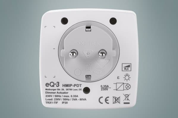 HMIP-PDT HOMEMATIC EQ-3 IP SMART STIKKONTAKT (TYPE F) - 3680W HVID