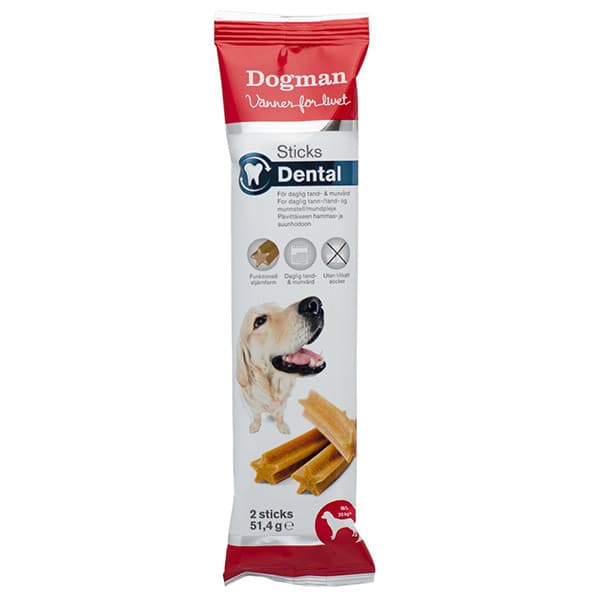 Dogman Sticks Dental 2p M/L 50g