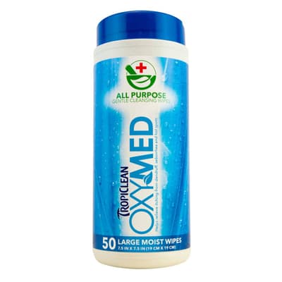 Tropiclean Oxymed All purpose Wipes 50p