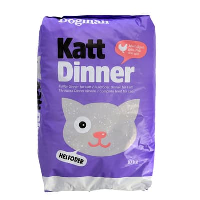 Dogman Dinner Kattfor 10kg