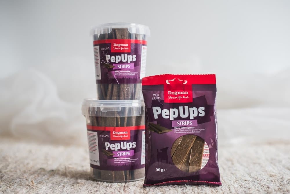 Dogman PepUps Strips Lamm 90g