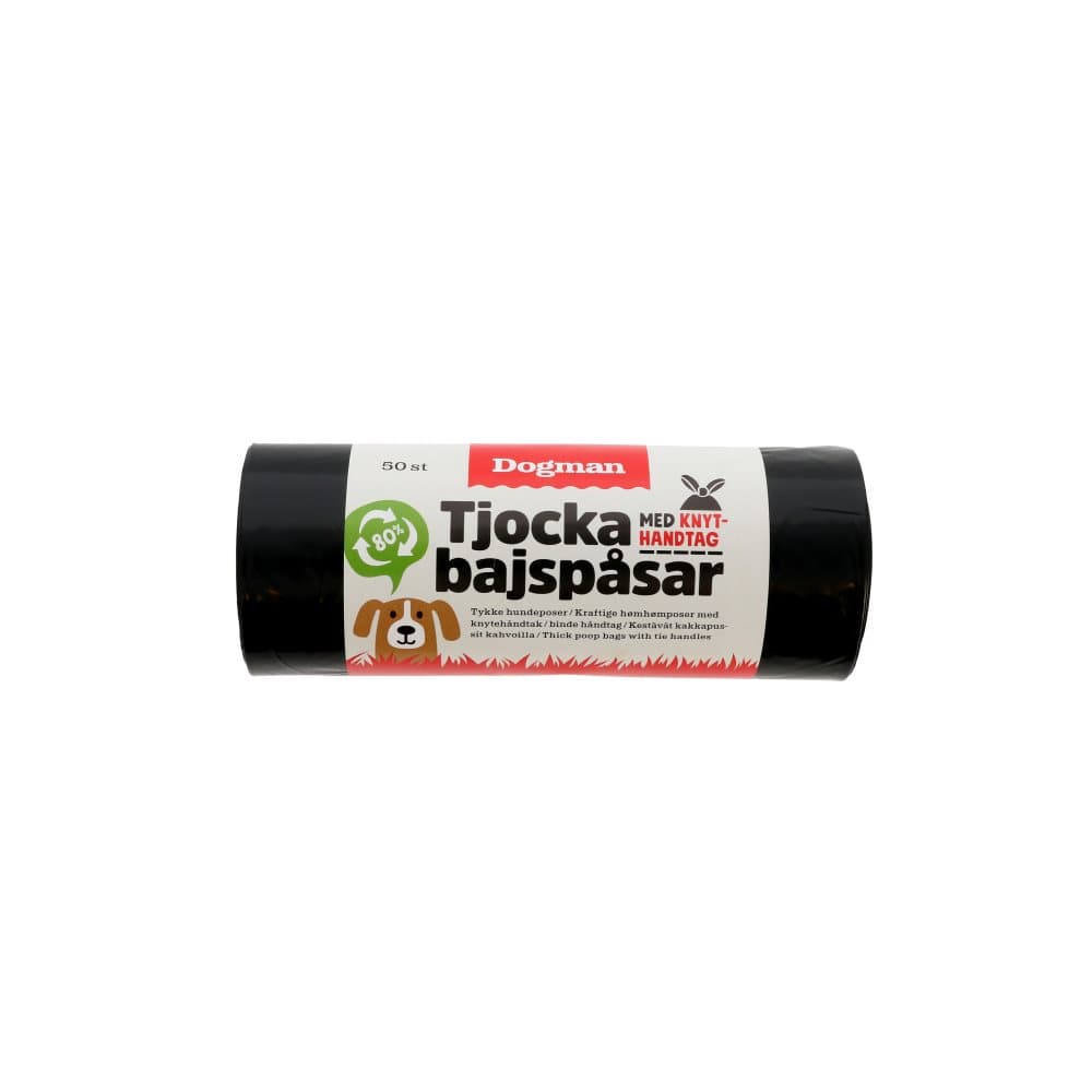 Dogman Bajspåsar m handtag 50p