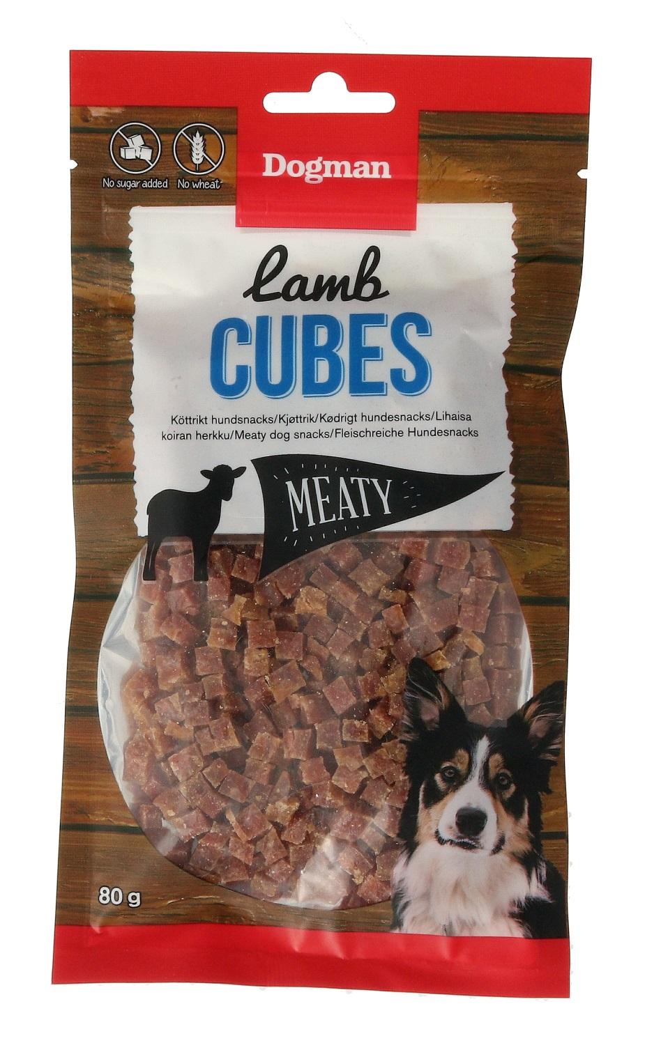 Dogman Kuber av Lamm 80g