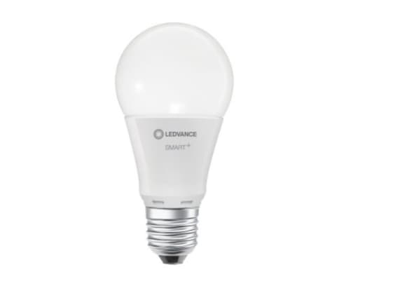 LEDVANCE SMART+ - LED-glödlampa - form: A75 - E27 - 14 W (motsvarande 100 W) - klass F - varmt vitt ljus - 2700 K - vit