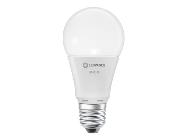 LEDVANCE SMART+ - LED-glödlampa - form: A75 - E27 - 14 W (motsvarande 100 W) - klass F - varmt vitt ljus - 2700 K - vit