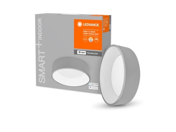 LEDVANCE SMART+, Smarttaklampe, Wi-Fi, Grå, Polymetylmetakrylat (PMMA), 3000 K, 6500 K