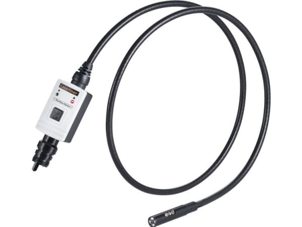 Laserliner DuoView, 640 x 480 piksler, 57°, 9 mm, Flexible-Obedient-sonde, Sort, Hvit, 100 cm