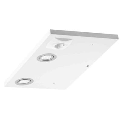 Belysningsramp Basic till Spegelskåp A-collection Vit 47 cm, Med eluttag