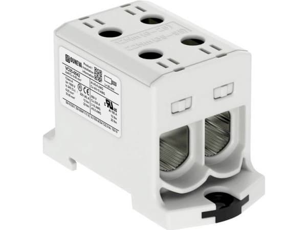 OTL-isoleret universal klemme alumiini/kobber 2*(6-95) mm2 grå grå