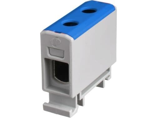 OTL-isoleret universal klemme aluminium/kobber 1,5-50 mm2 blå
