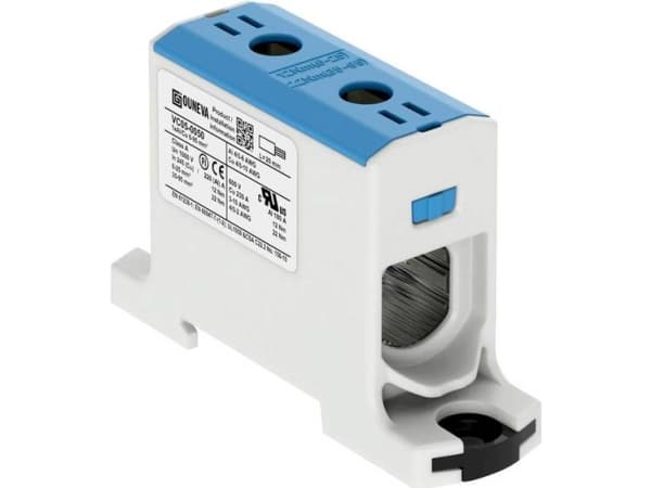 OTL-isoleret universal klemme alumiini/kobber 6-95 mm2 blå blå