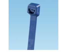 Panduit Cable Tie, 8.0”L (203mm), Intermediate, Metal Detectable Polypropylene, Dark Blue, 100pc, Polypropylen (PP), Blå, 203 mm