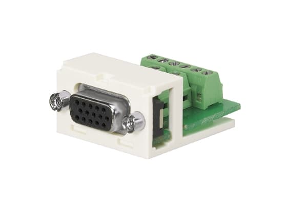 Panduit CMD15HDWHY, VGA, 2 modul/-er, Vit Vit