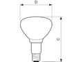 Pikkukuva 4 / 5: Philips Incandescent reflector lamp Hehkulamppu 871150057520325, 150 W, BR125, E27, 5000 h, Punainen, Punainen, Valkoinen