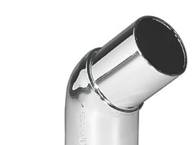 Purus vinkel 45° MN Krom - PURUS 32mm indstik/spids PP
