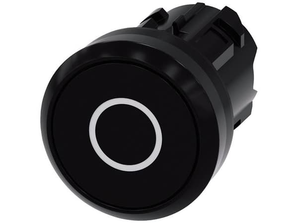 Siemens 3SU1000-0AB10-0AD0 Tryckknapp (Ø x H) 29,5 mm x 29,5 mm IP66, IP67, IP69/IP69K 1 st