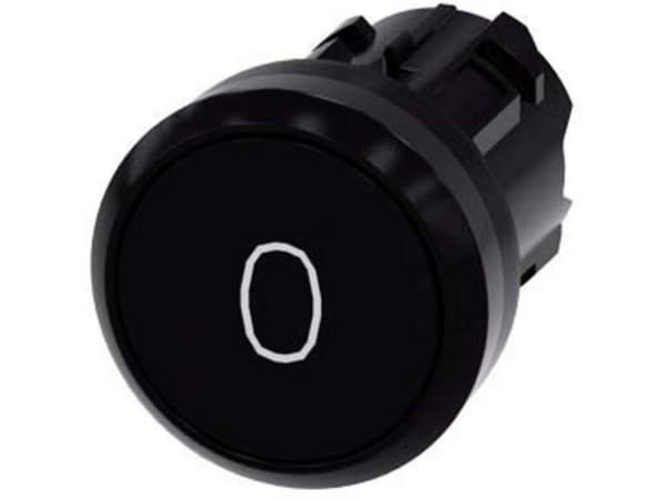 Siemens 3SU1000-0AB10-0AD0 Tryckknapp (Ø x H) 29,5 mm x 29,5 mm IP66, IP67, IP69/IP69K 1 st