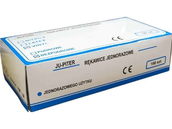 JU-PITER PROMO Engangshansker, vinyl, pudderfri L 100 stk