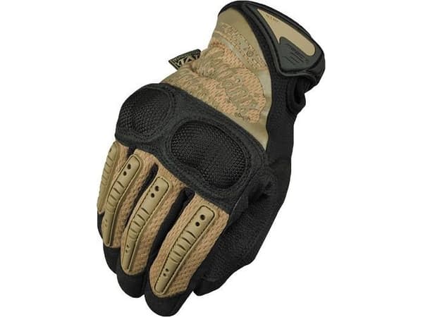 Mechanix Wear Gloves Mechanix M-Pact® 3 Coyote XXL str. Borrelås, TrekDry®, syntetisk lær, håndflate, utstyr, Armortex®, fingerbeskyttelse, D30® vibr