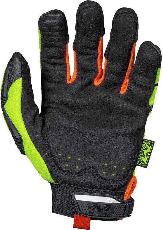 Mekanix Wear Mechanic's Wear Mechanic's Wear Rekawice Hi-Viz M-Pact E5 Keltainen XL