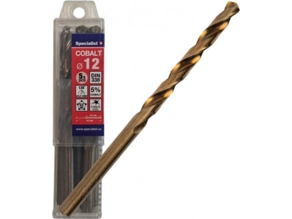 Specialist+ Koboltmetallborr 12 mm 5 st