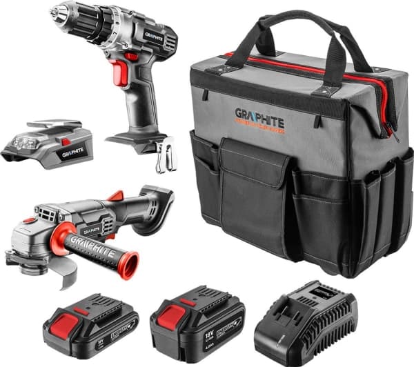 Elektrisk verktøysett Graphite 7-element (58G093-CS)